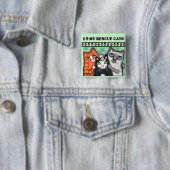 Rescuated Shelter Cat Love Button (In situ)