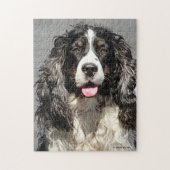 Rescuated Springer Spaniel Dog Jigzaag Puzzle Legpuzzel (Verticaal)