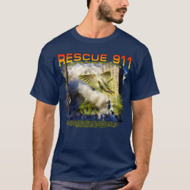 "Rescue 911" samengestelde waterverf T-shirt