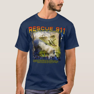 "Rescue 911" samengestelde waterverf T-shirt