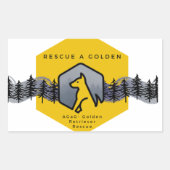 "Rescue a Golden" AGaG Sticker (Voorkant)