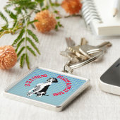 Rescue a Great Dane Sleutelhanger (Zijkant)