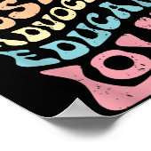 Rescue Adopt Foster Advocate Educate Love Cat Mom, Poster (Hoek)