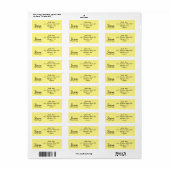 Rescue Alle Honden Pet Rescue Retouradres Labels (Full Sheet)