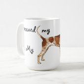 Rescue American English Coonhound Koffiemok (Voorkant links)