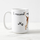 Rescue American English Coonhound Koffiemok (Links)