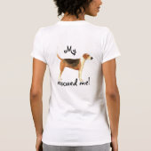 Rescue American Foxhound T-shirt (Achterkant)