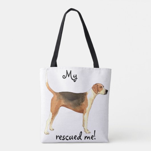 Rescue American Foxhound Tote Bag (Achterkant)