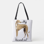 Rescue Azawakh Tote Bag (Achterkant)