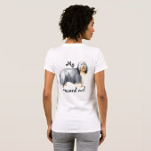 Rescue Bearded Collie T-shirt (Achterkant volledig)