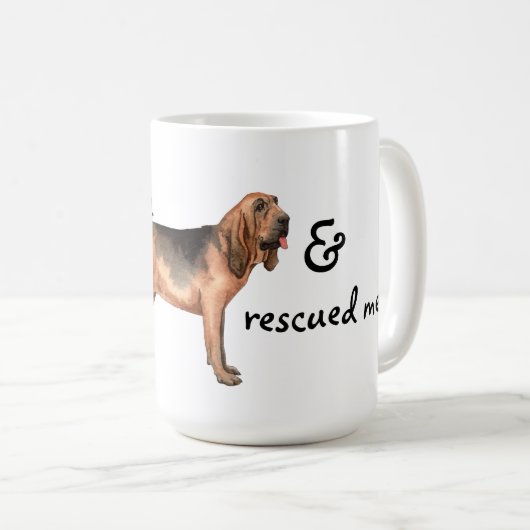 Rescue Bloodhound Coffee Mok (Voorkant rechts)