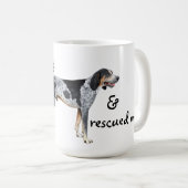 Rescue Bluetick Coonhound Koffiemok (Voorkant rechts)