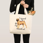 Rescue Boerboel Grote Tote Bag (Voorkant (product))