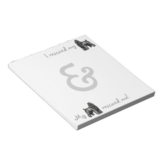 Rescue Bouvier Notitieblok (Schuin)