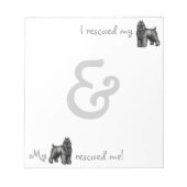 Rescue Bouvier Notitieblok (Voorkant)