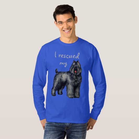 Rescue Bouvier T-shirt (Voorkant volledig)