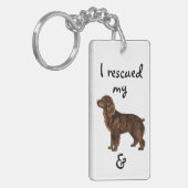Rescue Boykin Spaniel Sleutelhanger (Voorkant Links)