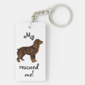 Rescue Boykin Spaniel Sleutelhanger (achterkant)