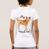Rescue Canaan Dog T-shirt (Achterkant)