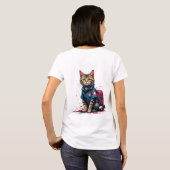 Rescue Cat T-shirt – Heroïsche medische kat (Achterkant volledig)