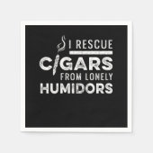 Rescue Cigars From Humidor Cutter Cigar Smoker Gif Servet (Voorkant)