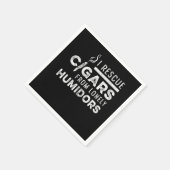 Rescue Cigars From Humidor Cutter Cigar Smoker Gif Servet (Hoek)