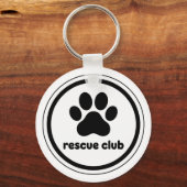Rescue Club – United by Paws Sleutelhanger (Achterkant)