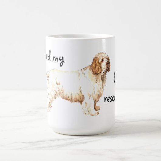 Rescue Clumber Spaniel Koffiemok (Center)