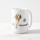 Rescue Clumber Spaniel Koffiemok (Voorkant rechts)