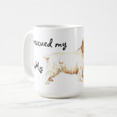 Rescue Clumber Spaniel Koffiemok (Voorkant links)