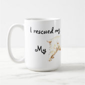 Rescue Clumber Spaniel Koffiemok (Links)