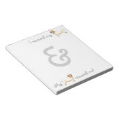 Rescue Clumber Spaniel Notitieblok (Schuin)