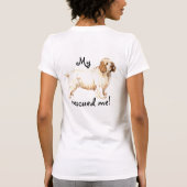 Rescue Clumber Spaniel T-shirt (Achterkant)