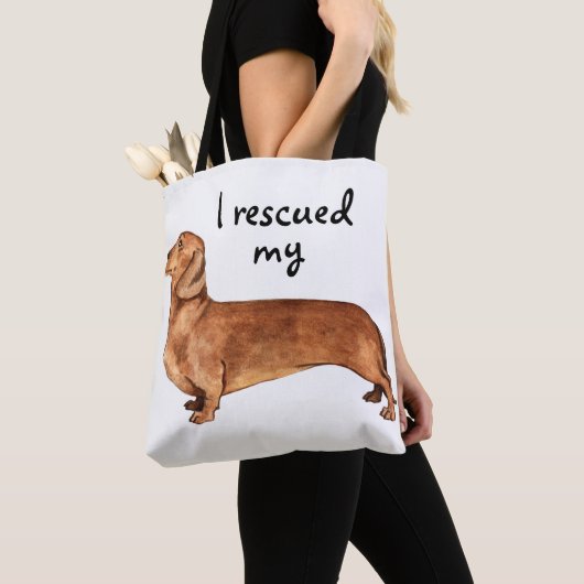 Rescue Dachshund Tote Bag (Dichtbij)