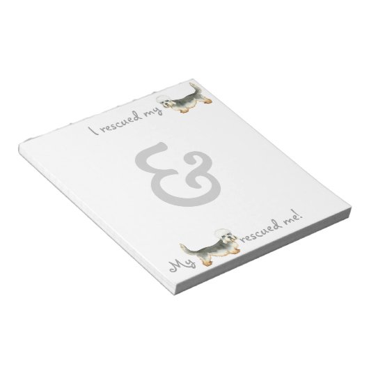 Rescue Dandie Notitieblok (Schuin)