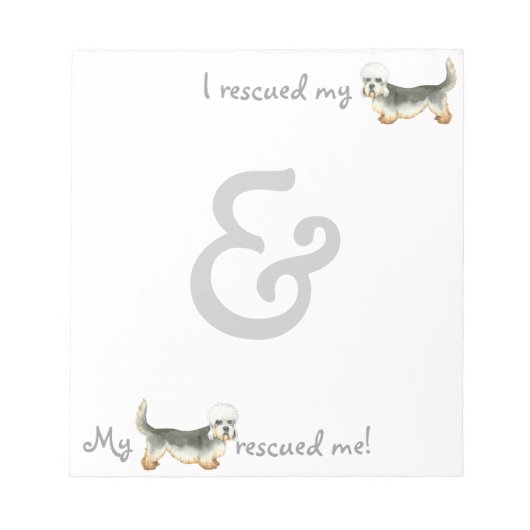 Rescue Dandie Notitieblok (Voorkant)