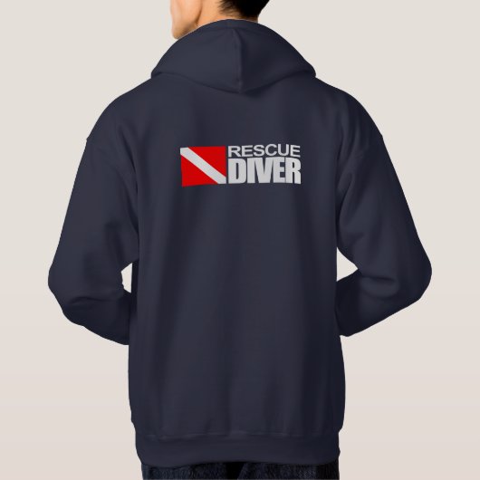 Rescue Diver 4 Kleding Hoodie (Achterkant)