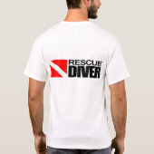 Rescue Diver 4 Kleding T-shirt (Achterkant)