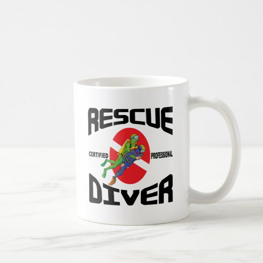 Rescue Diver Koffiemok (Rechts)