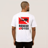 Rescue Diver T-shirt (Achterkant volledig)