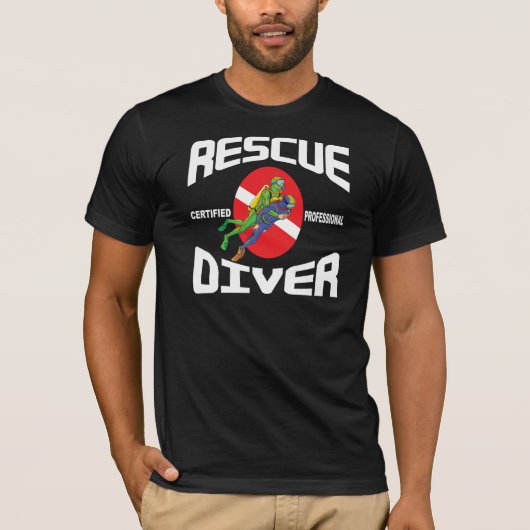 Rescue Diver T-shirt (Voorkant)