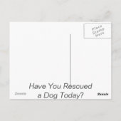 Rescue Dog Briefkaart (Achterkant)