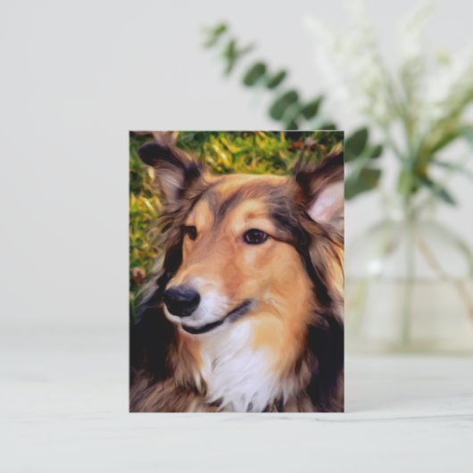 Rescue Dog Briefkaart (Staand voorkant)
