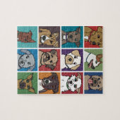 Rescue Dog Cartoon Legpuzzel (Horizontaal)