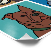 Rescue Dog Cartoon Poster (Hoek)