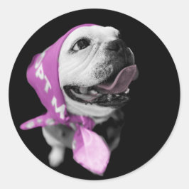 Rescue Dog Classic Ronde Sticker