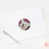Rescue Dog Classic Ronde Sticker (Envelop)