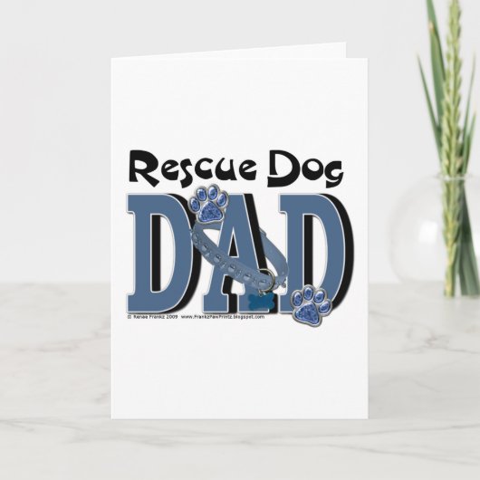 Rescue Dog DAD Kaart (Voorkant)