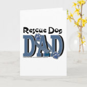 Rescue Dog DAD Kaart (Gele Bloem)