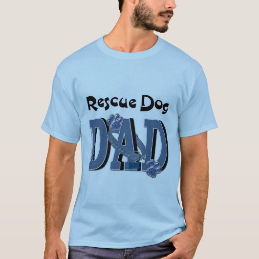 Rescue Dog DAD T-shirt (Voorkant)